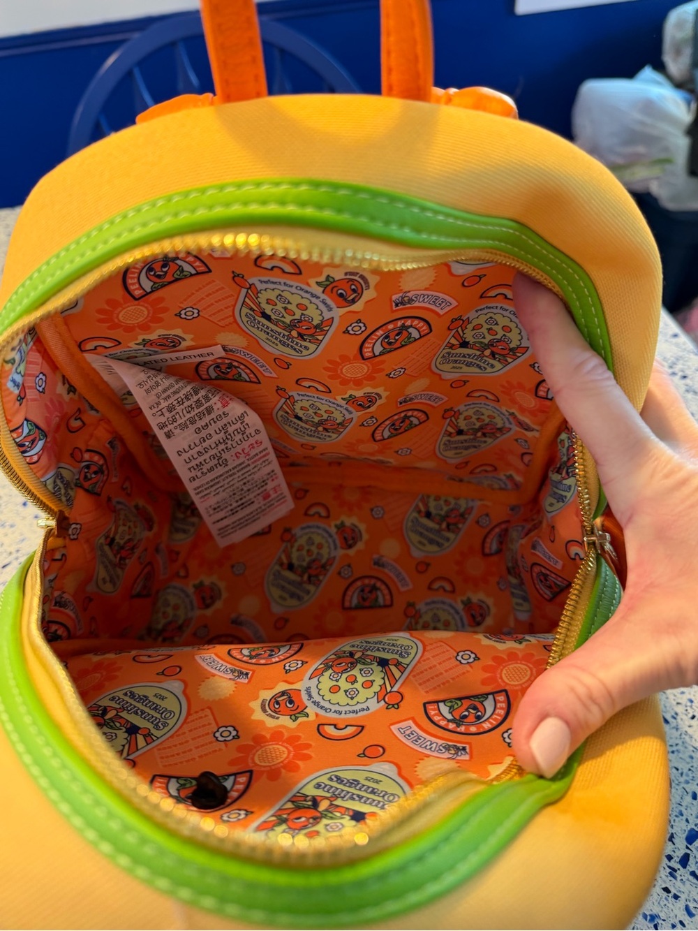 Epcot 2025 Flower and Garden Festival Loungefly backpack. - Picture 3 of 5